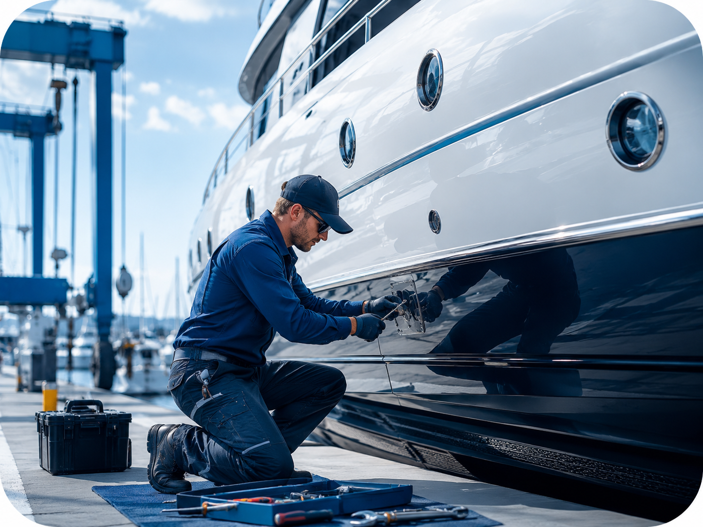 Marine service management